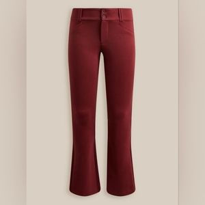Trouser Slim Boot Studio Luxe Ponte Mid-Rise Pant
